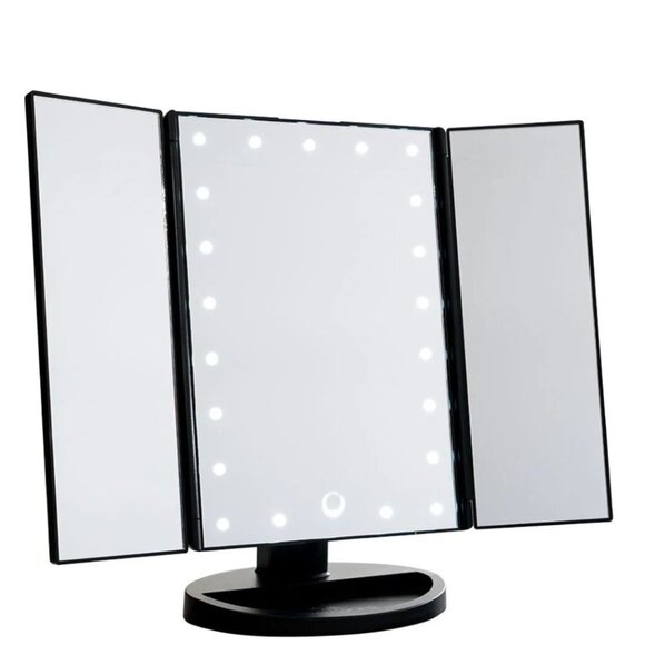 Touch Trifold Dimmable LED Makeup Mirror - Picture 9 of 9